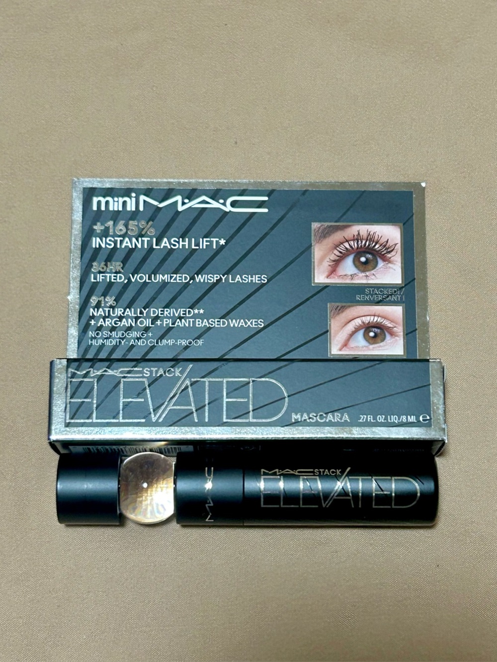 Mini Mackstack Elevated Mascara Black 8ml
